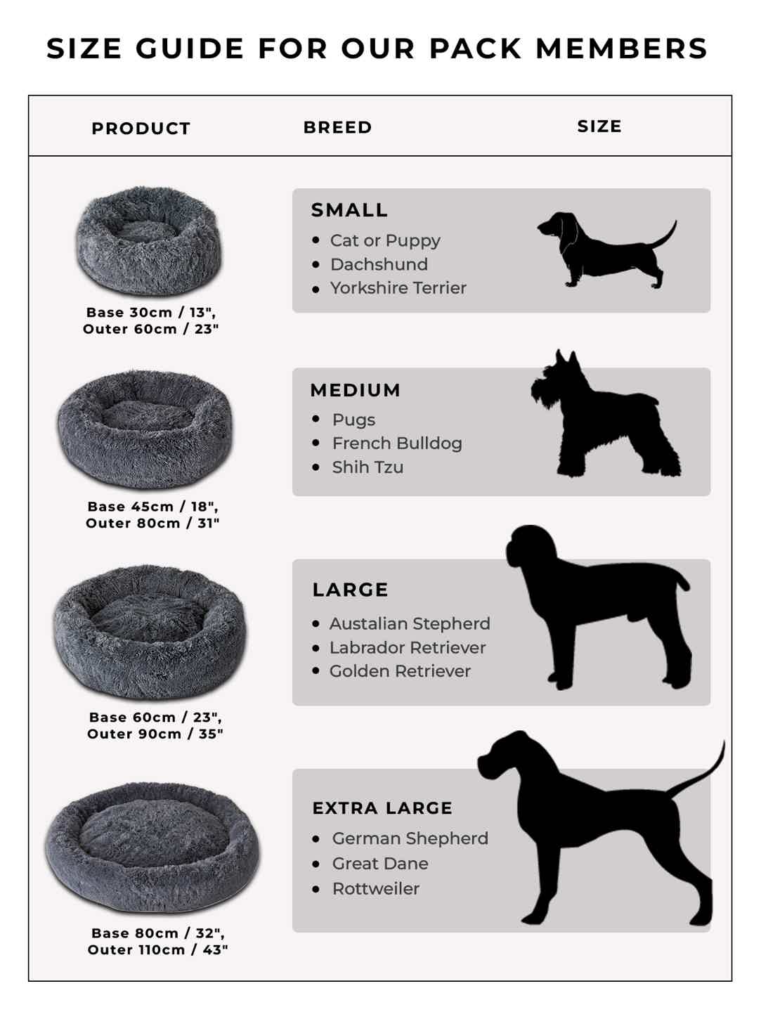 Calming Donut Dog Bed PetBelong